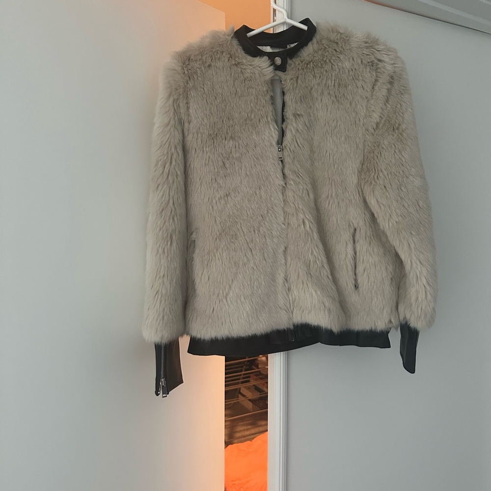 Faux Fur Love Token Jacket